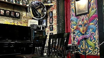 She gets it in the ass at the super bowl