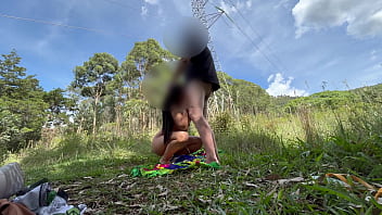 Sex outside on a hike {she is uncensored in full video}