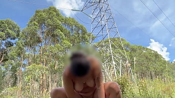 Sex outside on a hike {she is uncensored in full video}