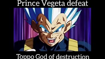 Prince vegeta defeat toppo