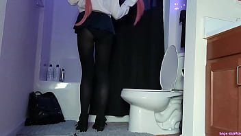 School girl yuno gasai peeing voyeur sage eldritch