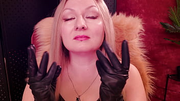 Asmr in working rubber gloves fetish sfw video arya grander