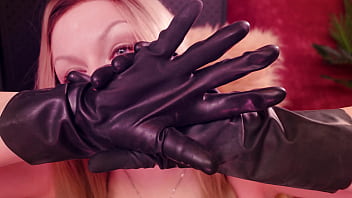 Asmr in working rubber gloves fetish sfw video arya grander
