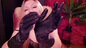 Asmr in working rubber gloves fetish sfw video arya grander
