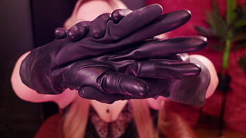 Asmr in working rubber gloves fetish sfw video arya grander