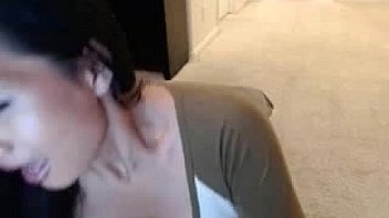 Sexy brunette asian milf hot on webcam