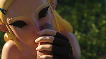 Zelda & link under the tree