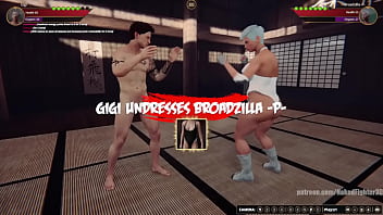 Gigi vs broadzilla nf3d mixed sexual combat femdom