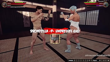 Gigi vs broadzilla nf3d mixed sexual combat femdom