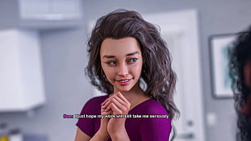 My bimbo dream #02 brunette stepmom gets huge fake tits and tests them with giving me a boobjob