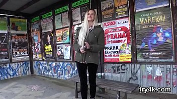 Lovely sweetie sucks dick in pov and gets slim hole banged