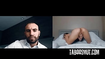 Naughty stepdaughter masturbates while stepdad watch her on webcam Naughty stepdaughter masturbates while stepdad watch her on webcam