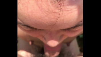 Wife outdoor blowjob