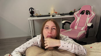 A student gives a blowjob to a teacher for grades