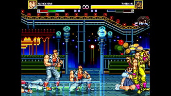 Cute lady having sex with men in a park in erotic hentai ryona game