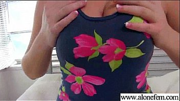 Alexis adams amateur cute girl fill her pussy with crazy stuffs video 04