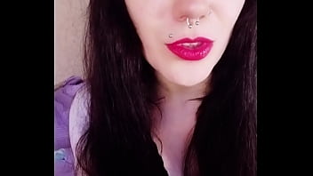 Backstage of a hot brunette