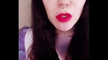 Backstage of a hot brunette