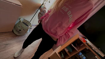 Teen 18 girl is teaching her ass to fart slowly in crowded place but something going wrong