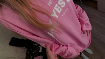 Teen 18 girl is teaching her ass to fart slowly in crowded place but something going wrong