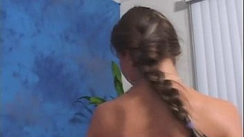 Blondie gangbanged in a massage room