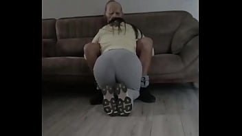 She worked so hard to get that job brunette sucks old man for a new job