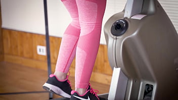 Sex in the gym for young girl and her personal coach