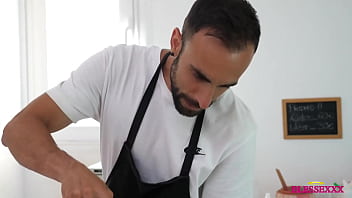 Busty married milf teacher receives a huge massage