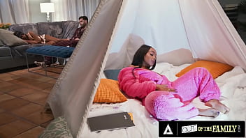 Horny 18yo cutie fucks with her stepdad