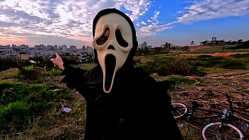 Velma recebe vários creampies da bbc para o halloween