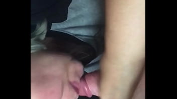 Quick blowjob from the with