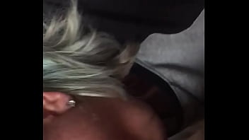 Quick blowjob from the with