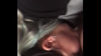 Quick blowjob from the with