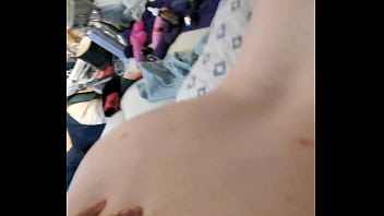 Getting that load all over her ass