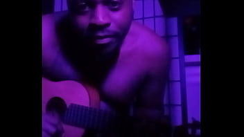 Purple lights while naked 3