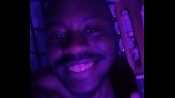 Purple lights while naked 3