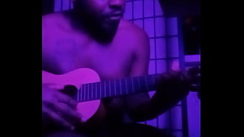 Purple lights while naked 3