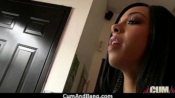 Ebony entertains a group of whites 27