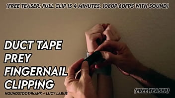 Duct tape prey fingernail clipping