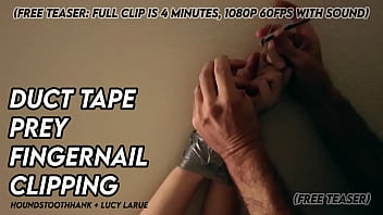 Duct tape prey fingernail clipping Duct tape prey fingernail clipping
