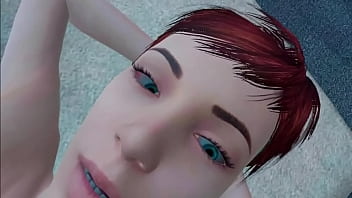 Masturbating young 3d girl