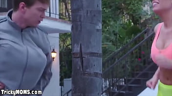 Today is fintess day with my nympho stepmother