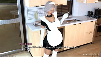 Big ass maid got her wet juicy pussy ate on the dinner table