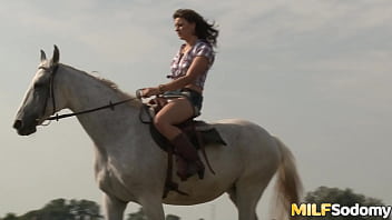 Hot milf alice romain enjoys a wild ass fuck in the field