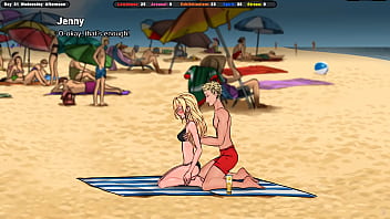 A lustful landlord teaches innocent jenny passionate kissing