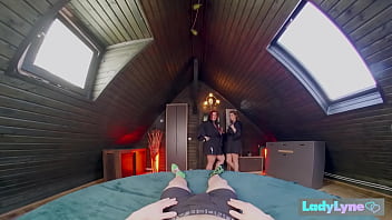 Wrong room right holes lady lyne and sabien demonia catch me and use me like a fucking toy at ladylyne