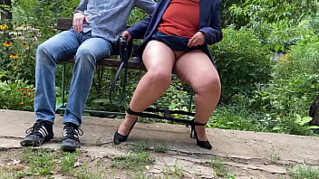 My sexy mother in law does it in a public park