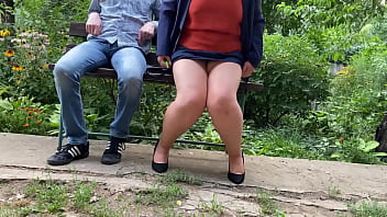 My sexy mother in law does it in a public park