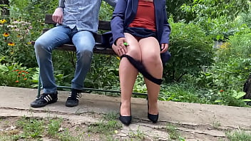 My sexy mother in law does it in a public park