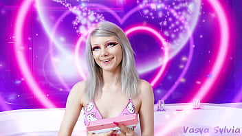 Sweet blonde sucks dick fuck machine and sweetly squirt in the jacuzzi